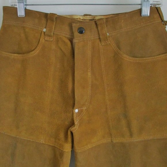 Women's Robert's Western Wear Suede Pants 26" W x 31" L - Picture 2 of 11
